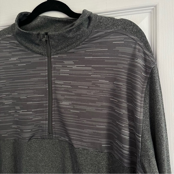 Size XL Men’s Levelwear 1/4 Zip Performance Golf Polo Long Sleeve Shirt - Picture 3 of 5